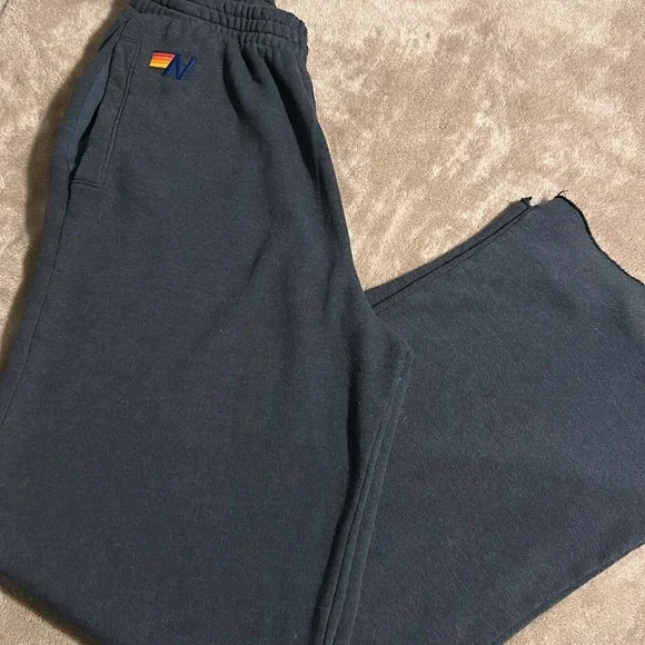 Aviator Nation Sweatpants Blue Navy - Picture 2 of 5